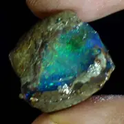 19.00 Ct Amazing Ethiopian "Play-Of-Color" Fire Opal Oil Rough 100% Natural Gems