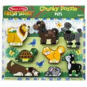 NEW Melissa & Doug Chunky Pets Puzzle 8pce