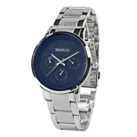 在飛比找momo購物網優惠-【MANGO】都會雅痞時尚腕錶(深藍/36mm)