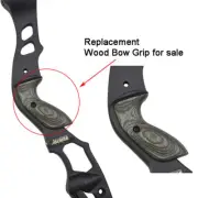 Wood Replacement Bow Grip for Recurve Bow Riser Handle Archery Takedown Bow
