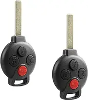Key fits 2005-2016 Smart Fortwo Keyless Entry Remote (KR55WK45144) 2-Pack