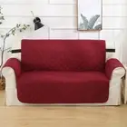 Red 1/2/3 Seater Sofa Cover Quilted Pet Slipcovers Couch Chair Lounge Protector