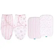 Bassinet Sheets Compatible with Mika Micky Bedside Sleeper & Baby Swaddles 0-...