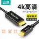 山澤 mini dp轉hdmi高清視頻線適用蘋果轉接電視4K迷你dp線公對公