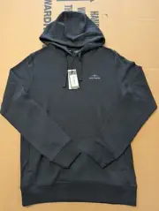 NWT MEN'S TRAVIS MATHEW CLOUD WAFFLE HOODIE, SIZE: S, COLOR: BLACK (M23)