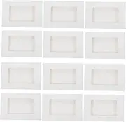 SEWACC 30pcs DIY Cardboard Frames Postcard Box Photo Frames Storage Window Envelopes