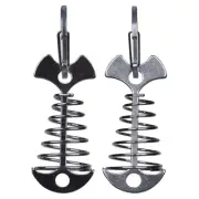 Fishbone Deck Tie Down Anchor Pegs Board Tent Stakes for Tarpaulins Hiking