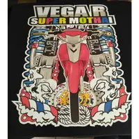在飛比找蝦皮購物優惠-Vega R 摩托車賽車 T 恤 Thailook 定制賽車