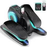 Under Desk Elliptical Machine, Electric Leg Exerciser for Seniors, Green