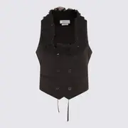 [Alexander Mcqueen] Alexander Mcqueen-Top Blacks And Greys-Donna 44
