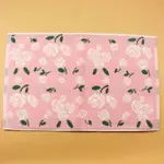 ~~凡爾賽生活精品~~全新日本進口粉紅色玫瑰花毛巾造型室內腳踏墊.地墊
