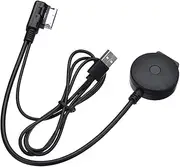 AMI MMI MDI Wireless Bluetooth v4.0 Interface Music Audio Converter Adapter Cable w/USB Plug Power Supply for Audi - Advanced (with USB Power Cable)