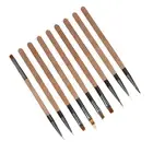 9pcs Nail Art Brushes Set UV Gel Brush Gel Tips Builder Nail Design Painting LVE