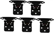 ZUNOXAZ 1 Set Hinges Invisible Door Self-Closing Hinge Self Closing Hinges Door Closer Hinge Cabinet Hinges Semi-Concealed Hinges Hinge for Cabinet Trailer Hardware Steel Plate Black