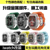 在飛比找蝦皮商城精選優惠-Apple watch 理查德款改裝錶帶 RM款 透明款 S