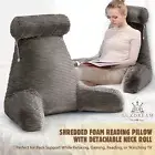 Back Rest Pillow Neck Lumbar Bed Backrest Reading Support Chair Corduroy Cushion