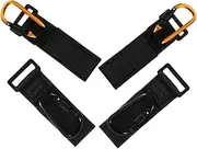 Kisangel Enhance Cart Stroller Functionality 4 Pack Stroller Hooks Nonslip Straps