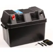 PROJECTA BPE330 12V PORTABLE BATTERY BOX POWER STATION - TAKES N70Z SIZE BATTERY