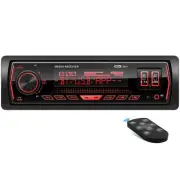 Single Din Car Stereo Receiver: Bluetooth Car Radio System - Digital Multimed...