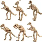 CORHAD 12PCS Mini Dinosaur Skeleton Models Lifelike Simulation Dinosaur Decor for Home Office Bar and Educational Use for Parties and Themed Events