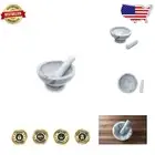 Luxury Marble Mortar and Pestle - 8 lbs, Unfinished Design for Master Chefs