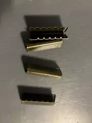 38mm Ribbon / Belt / Cord Buckle End Crimp (100 Total)