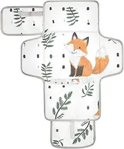 Reusable Changing pad with Tissue Pocket Portable Changing pad for Baby Lightweight & Foldable Changing Station