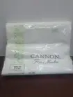 Vintage Cannon Fine Muslin White Full Size Flat Sheet 54x75in