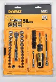 DeWALT 1/4" Drive 50 Piece Mechanics Tool Set Kit DWMT81610 socket set