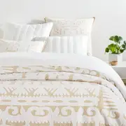 Annie Selke Knight Wood Cutwork Coverlet, King