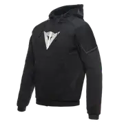 Daemon-X Safety Hoodie Full Zip Black Black White