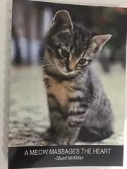 2025 diary Kitten Cat A Meow Massages The Heart A5