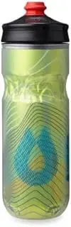 Hydrapak Polar Surge Insulated Bicycle Water Bottle - High Flow Squeeze Bottle for Cycling and Sports (Yellow, 20oz)