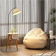 Modern Floor Lamp with Table, Wood Nightstand/Side Table Standing Lamp, Minimalist Floor Lamp for Home Decoration Standing Light(Original Wood Colour)