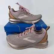 Brooks Levitate 2 LE Tan Brown Pink Running Shoes Women's Size 6.5 B Medium