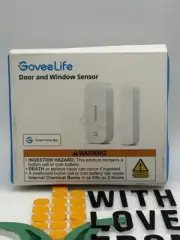 GoveeLife Door Window Sensor, Group Control Unlimited Devices, Wireless white