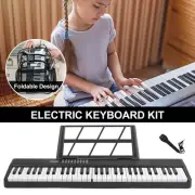 61 Keys Electronic Digital Piano Keyboard Beginner w Built-In Speaker Microphone