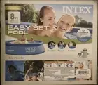 INTEX 8'x24" Easy Set Round Inflatable Above Ground Pool with Filter Pump - NEW