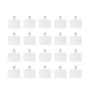 20Pcs Transparent Phone Lanyard Tab, Phone Tether Tab, Crossbody Phone Strap