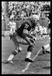 Green Bay Packers Fullback Jim Taylor during the St Louis Cardinal- Old Photo 19