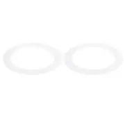 2pcs 7.8" ID 9.4" OD Goof Rings for Recessed Light Matte White Goof Trim Ring