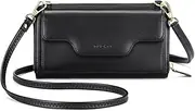 [nuoku] Women Small Crossbody Purse Handbag Cellphone Wallet Purse with RFID(Max 7.0'')