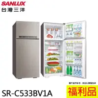 在飛比找momo購物網優惠-【SANLUX 台灣三洋】533L 1級能效雙門直流變頻電冰