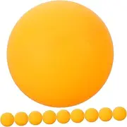 Milisten 60pcs Pingpong Pong Ball Tennis Machine Table Tennis Beginner Tennis Balls Pong Table Green Tennis Balls Orange Tennis Balls Rackets Adults Training Balls Yellow Plastic