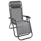 Zero Gravity Reclining Deck Chair (Grey)