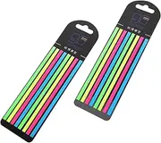 Homoyoyo 2pcs Highlighter Tape Strips - Colorful Sticky Highlight Strips for Note Taking - Bookmarking and Page Marking Ideal for Students Office Use and Scrapbooking Assorted Neon
