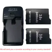 For Sony PSP2000 2006 3000 3006 Battery Psp-S110 Battery Pack /AC Wall Charger