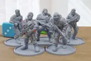 Street Militia - 3D Printed Minifigures for Zombie post Apocalyptic Miniature