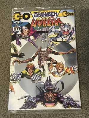 Deathwatch 2000 Neal Adams Megalith 1 Hybrids 2 1993 Polybag - Continuity Comics