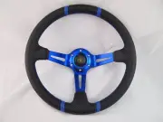 Ez-go POLARIS Ranger Blue steering wheel golf cart W/ Adapter 3 spoke Club Car
